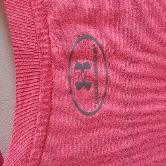 Under Armour set: tshirt and shorts neon coral - Picture 5 of 7
